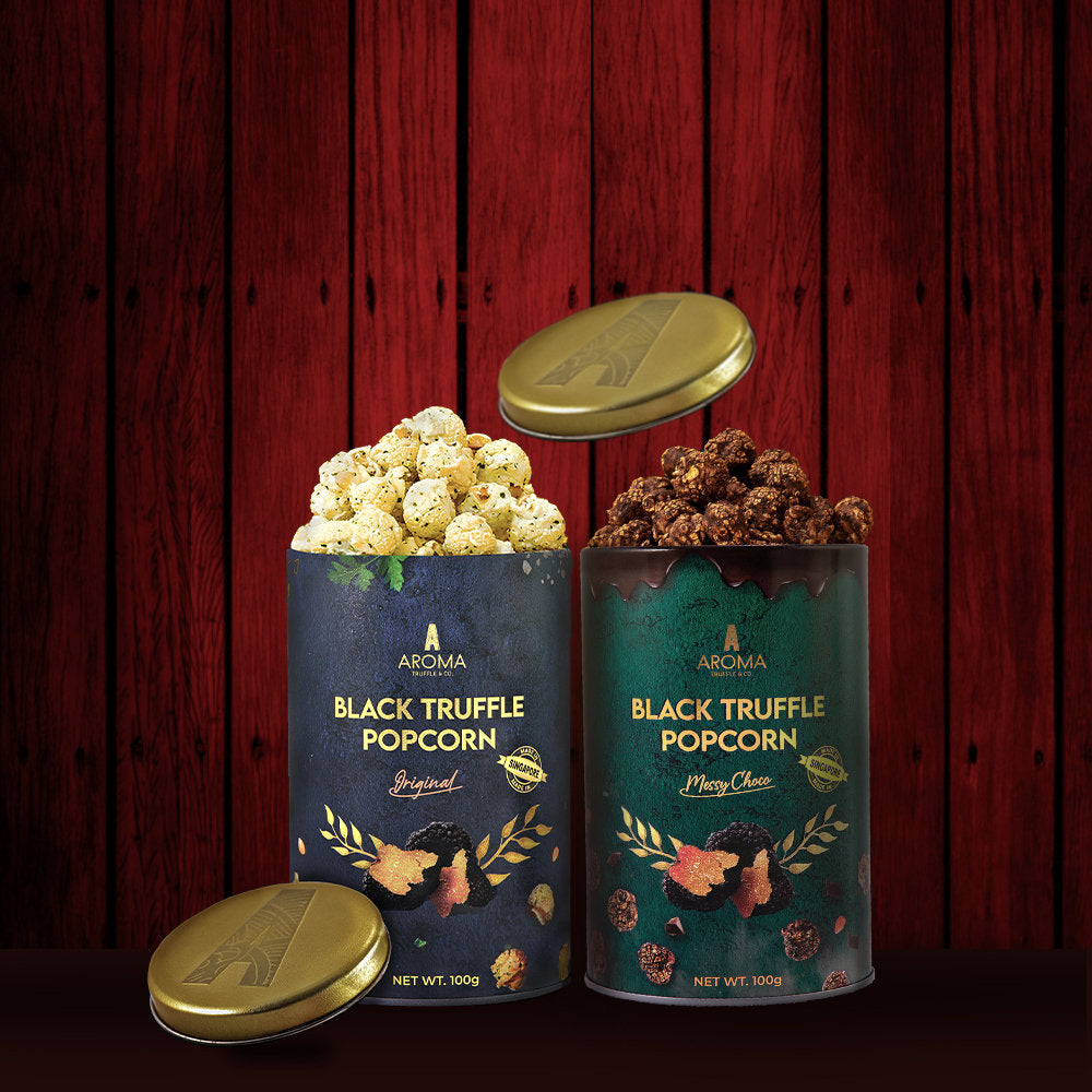 アロマ ブラックトリュフポップコーン （メッシーチョコ）Aroma Black Truffle Popcorn (Messy Chocolate) - 115g