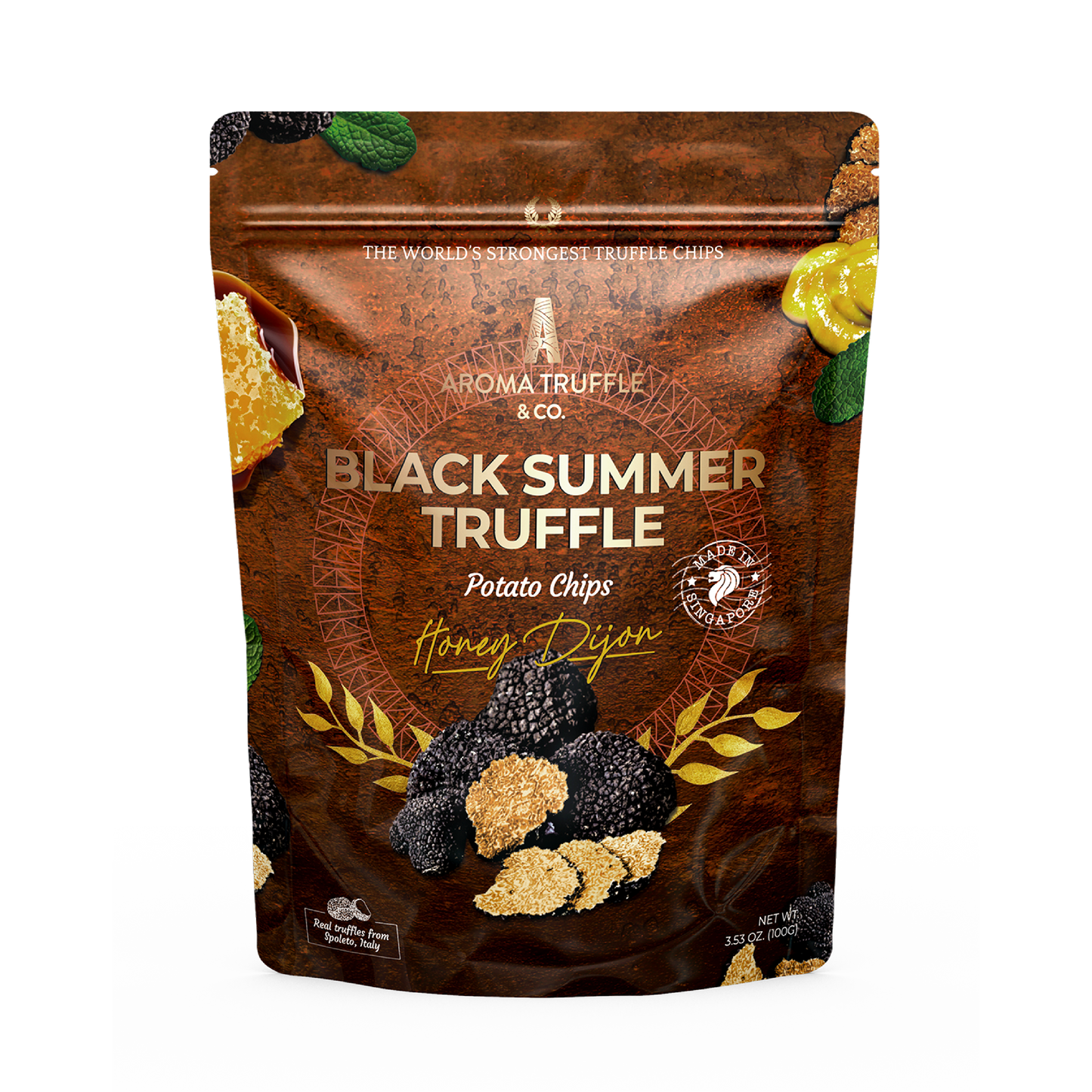 アロマ サマートリュフチップス （ハニーディジョン）Aroma Black Summer Truffle Chips (Honey Dijon)