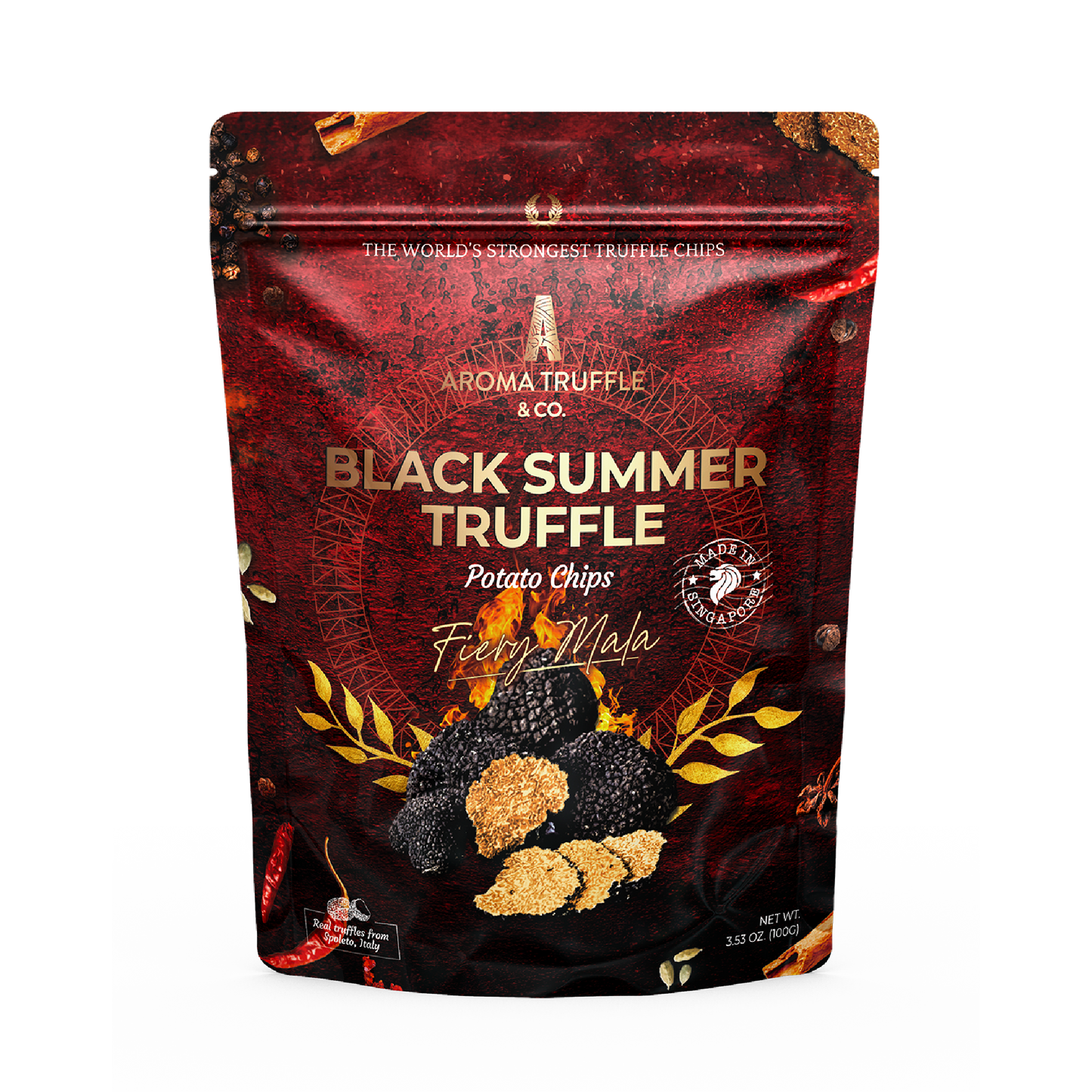 アロマ サマートリュフチップス （麻辣）Aroma Black Summer Truffle Chips (Fiery Mala)